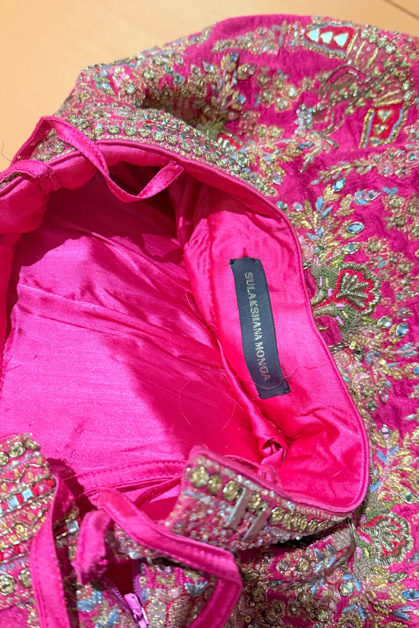 Sulakshana Monga Pink Bridal Lehenga Set