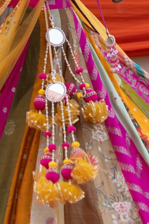 Liz Paul Multicolour Lehenga Set