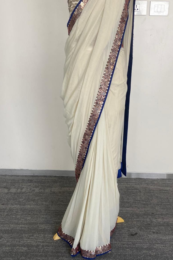 Anamika Khanna Ivory Saree