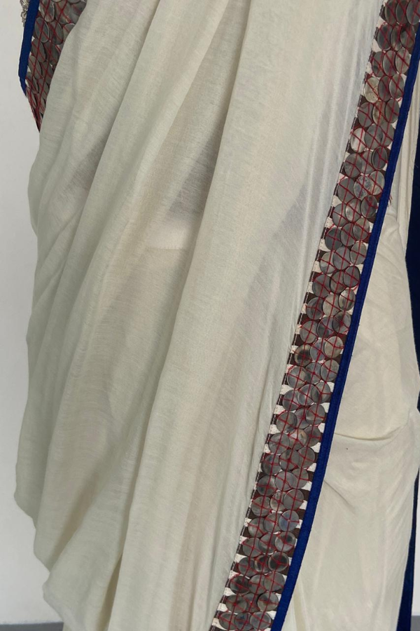 Anamika Khanna Ivory Saree