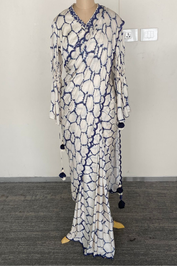 Punit Balana Tie-Dye Saree Set