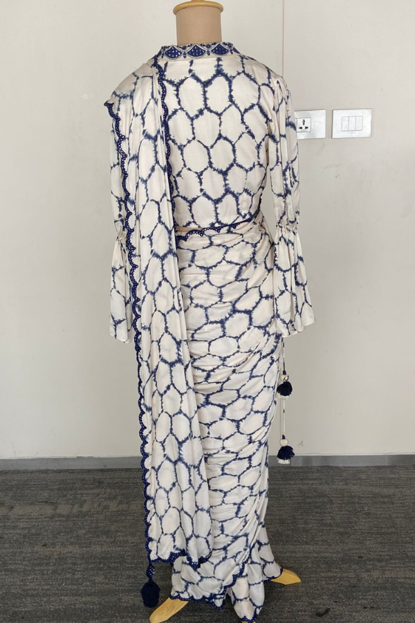 Punit Balana Tie-Dye Saree Set