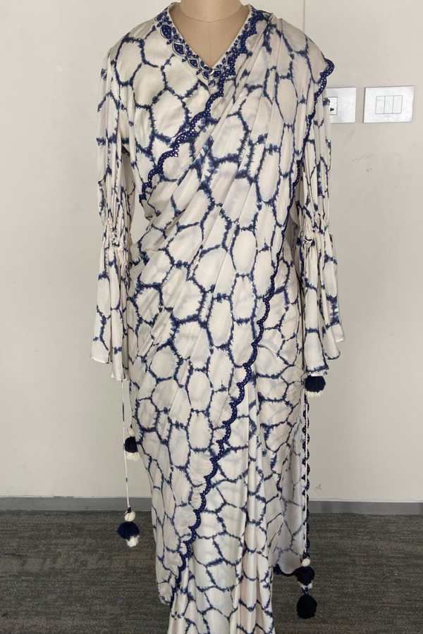 Punit Balana Tie-Dye Saree Set