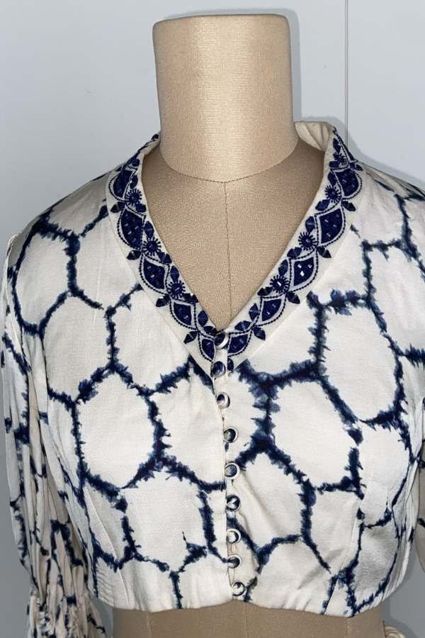 Punit Balana Tie-Dye Saree Set