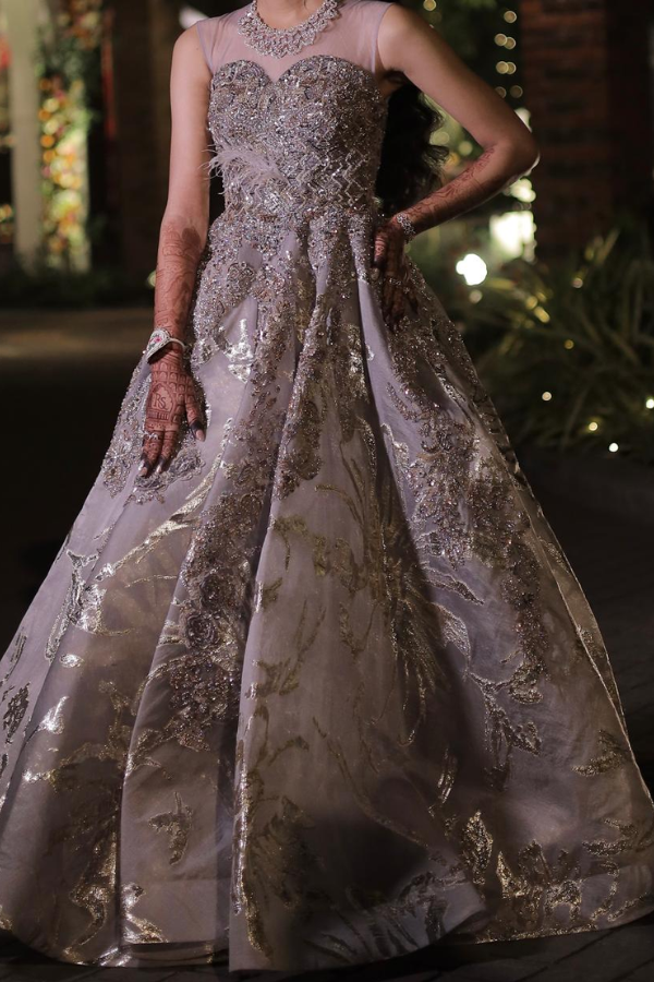 Dolly J Embellished Ball Gown