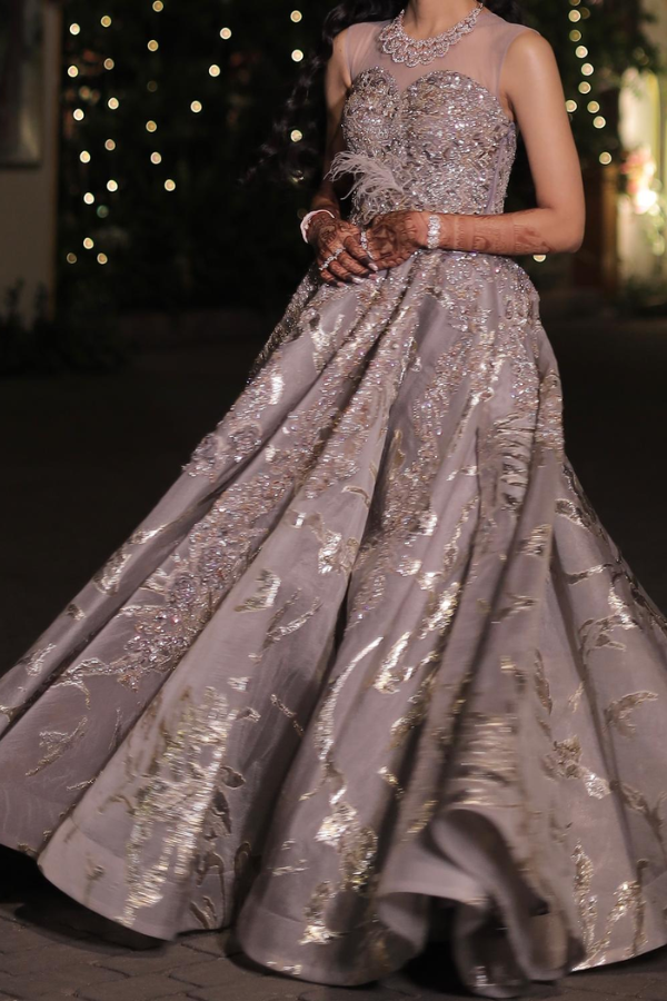 Dolly J Embellished Ball Gown