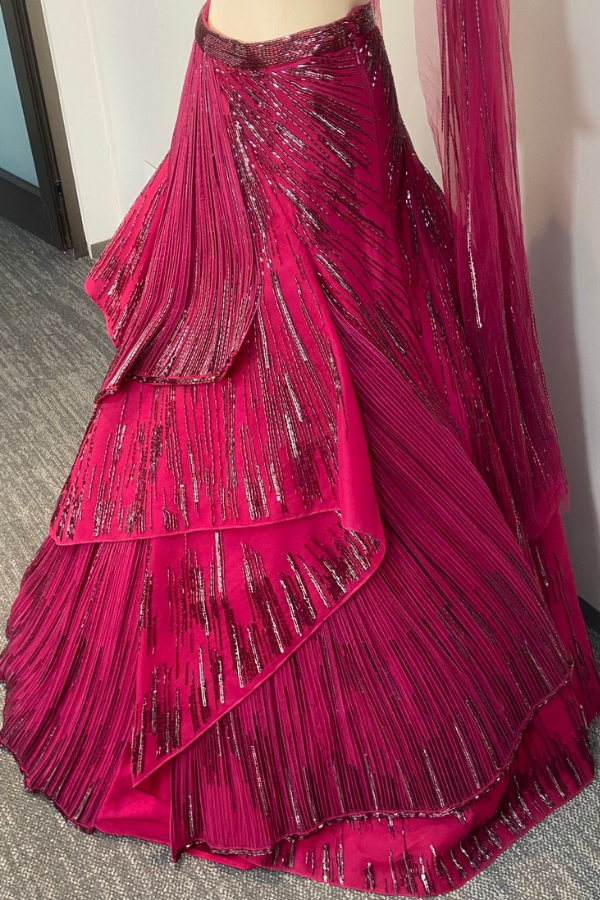 Gaurav Gupta Sculpted Lehenga Set