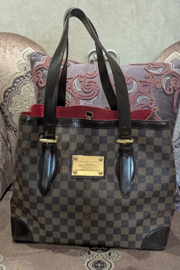 Louis Vuitton Damier Ebene Canvas Hampstead Bag