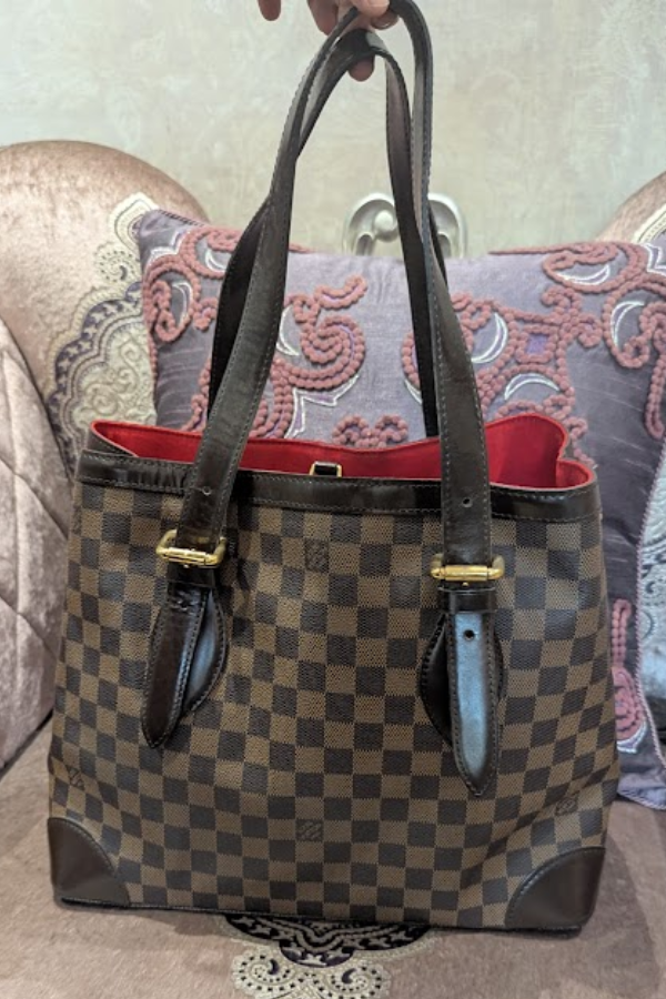 Louis Vuitton Damier Ebene Canvas Hampstead Bag