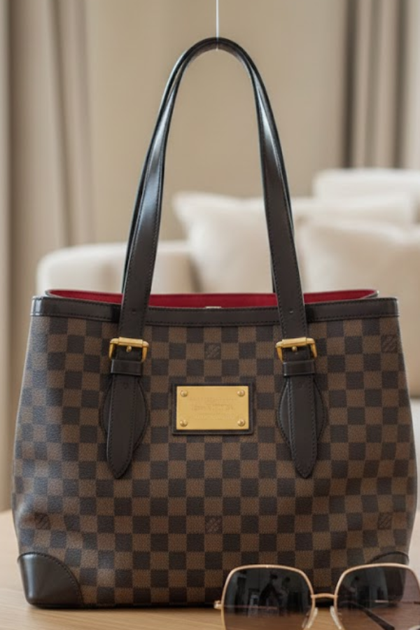 Louis Vuitton Damier Ebene Canvas Hampstead Bag