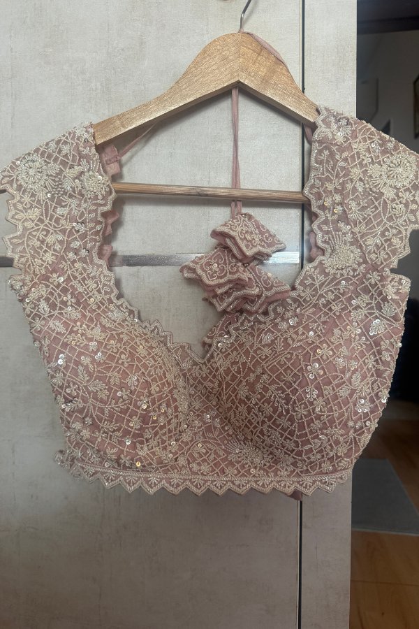 Anushree Reddy Leh Sierra Blush Pink Lehenga Set