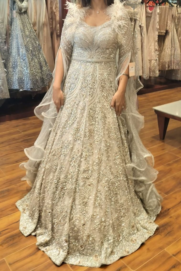 Dolly J Embellished Ball Gown