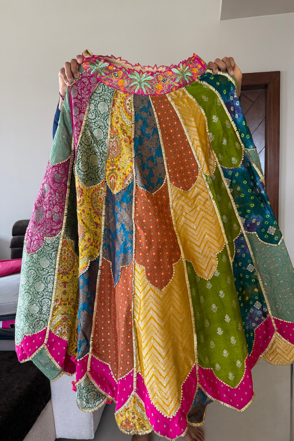 Liz Paul Multicolour Lehenga Set