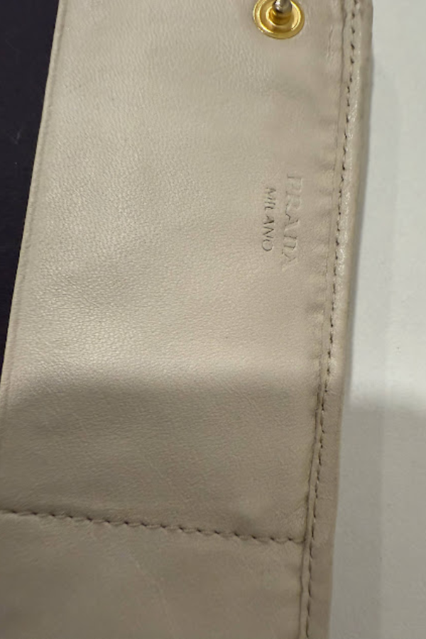 Prada Gaufre Nappa Leather Continental Wallet