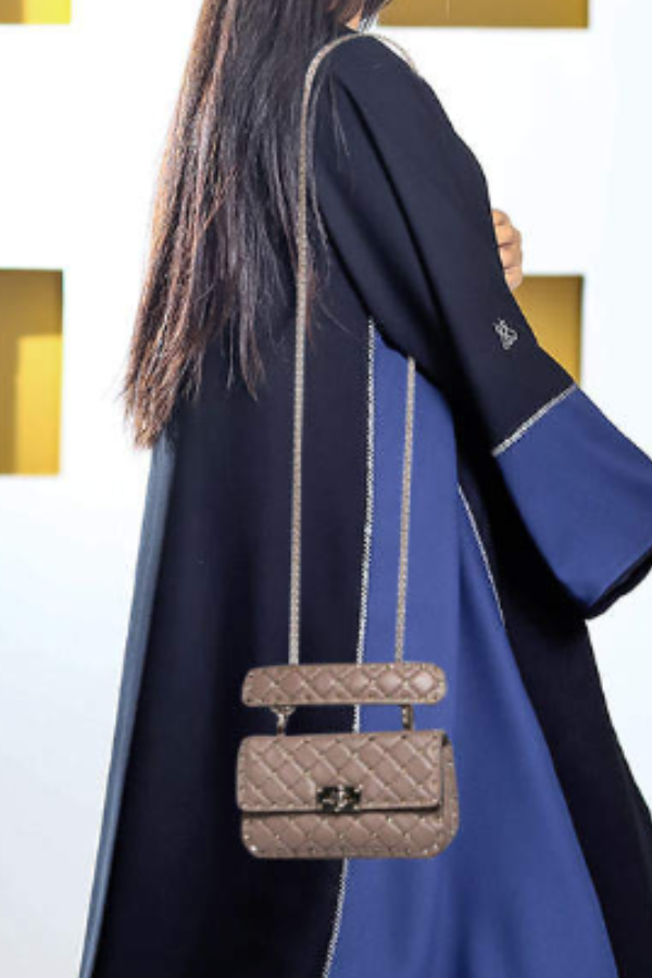 Valentino Old Rose Quilted Leather Small Rockstud Spike Chain Bag