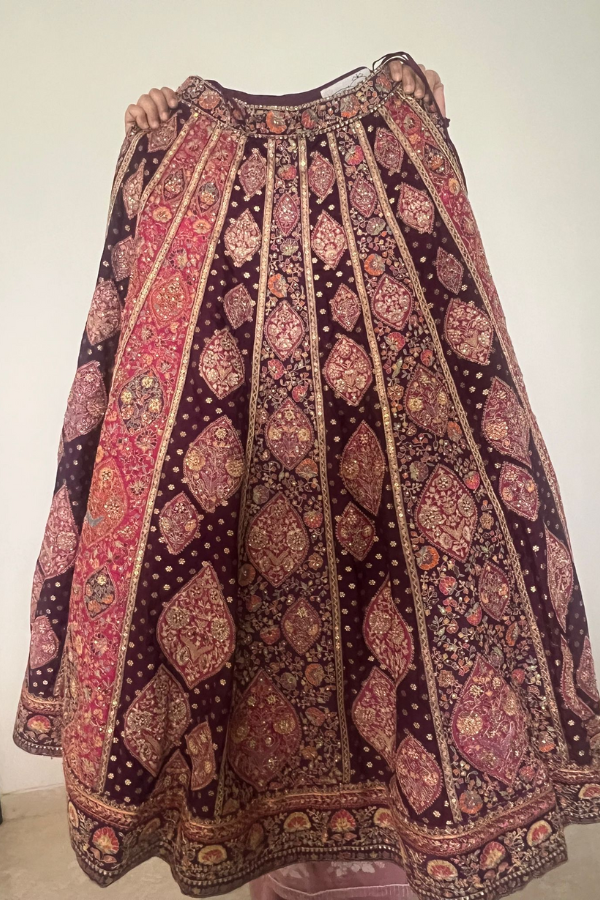 Petticoat Lane by Divya Lehenga Set