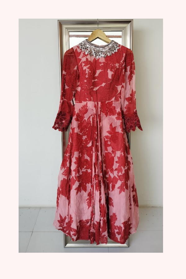 Manish Malhotra Floral Anarkali Set