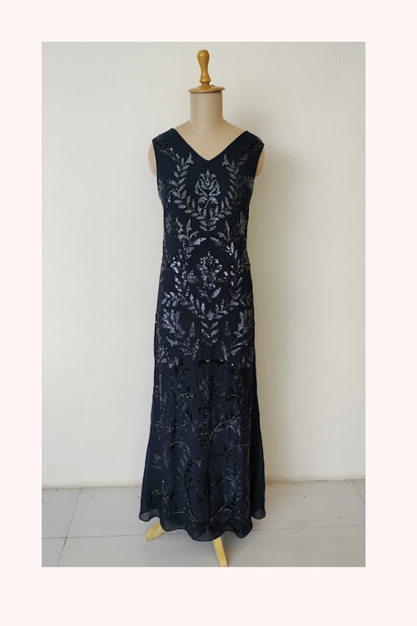 Rana Gill Embellished Evening Dress