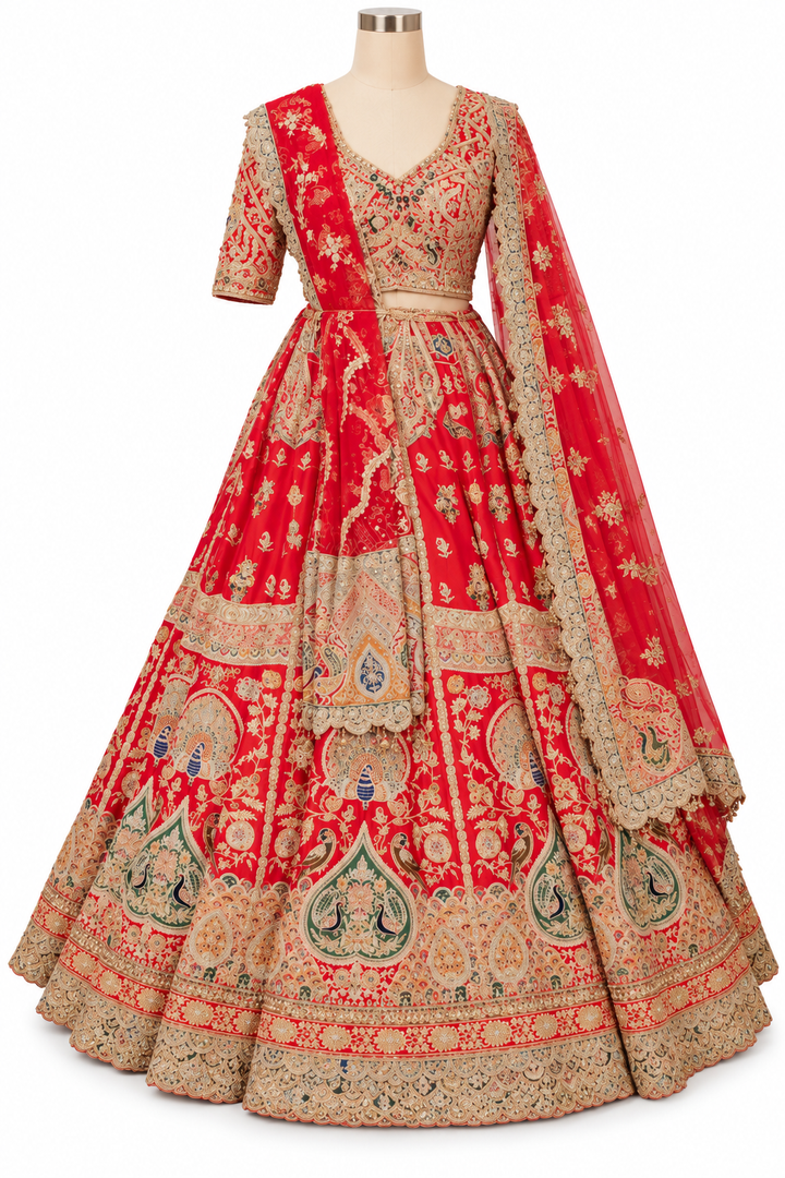 Rimple & Harpreet Embellished Bridal Lehenga Set