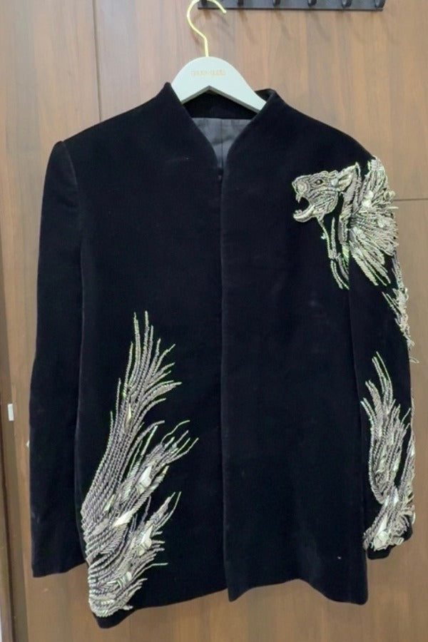 Gaurav Gupta Velvet Bandhgala