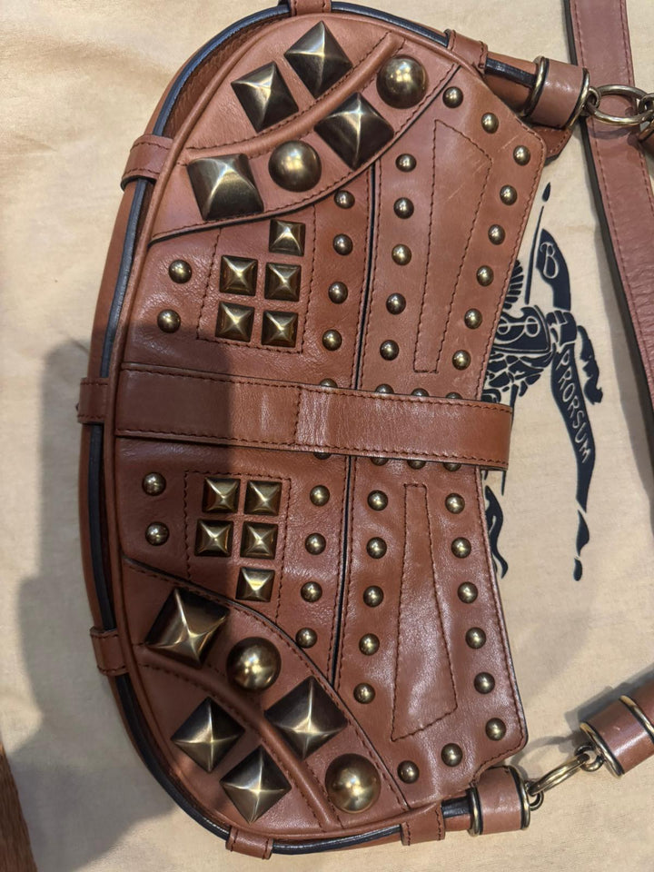 Burberry Vintage Cadet Studded Sling Bag