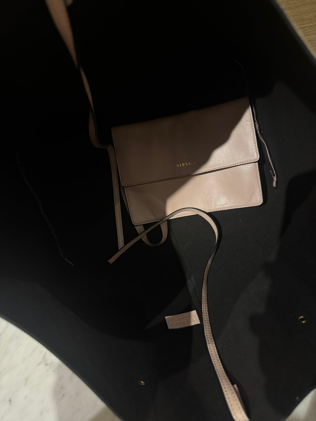 Versace Calfskin Palazzo Tote