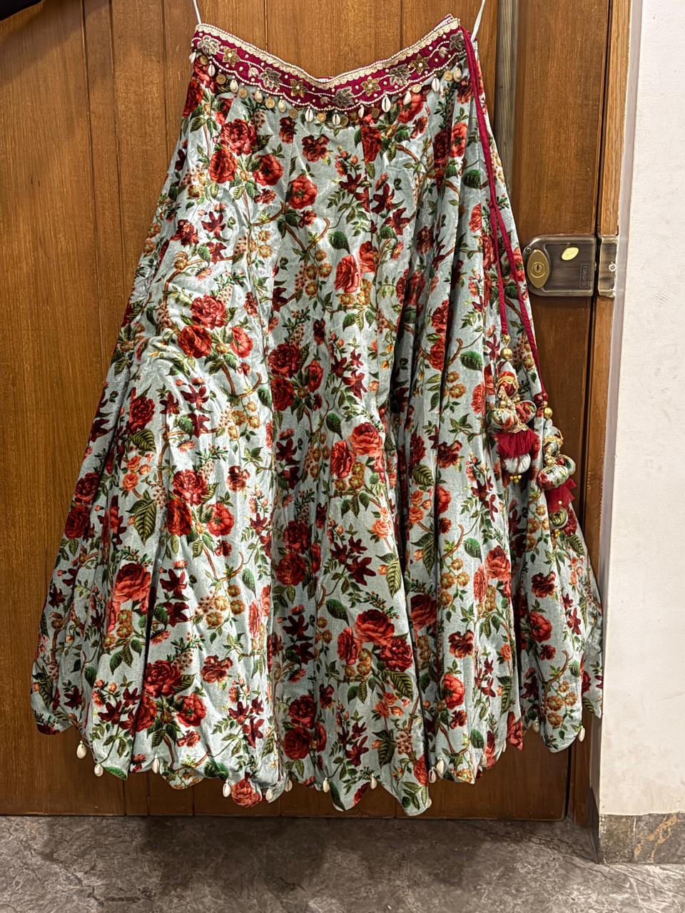 Gazal Gupta Floral Print Lehenga Set