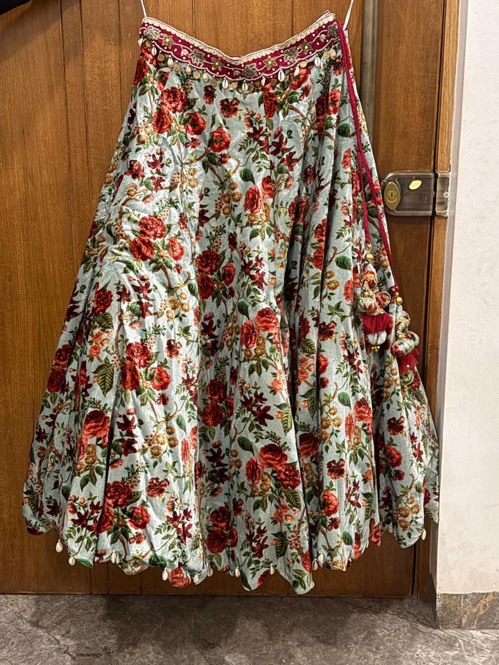 Gazal Gupta Floral Print Lehenga Set