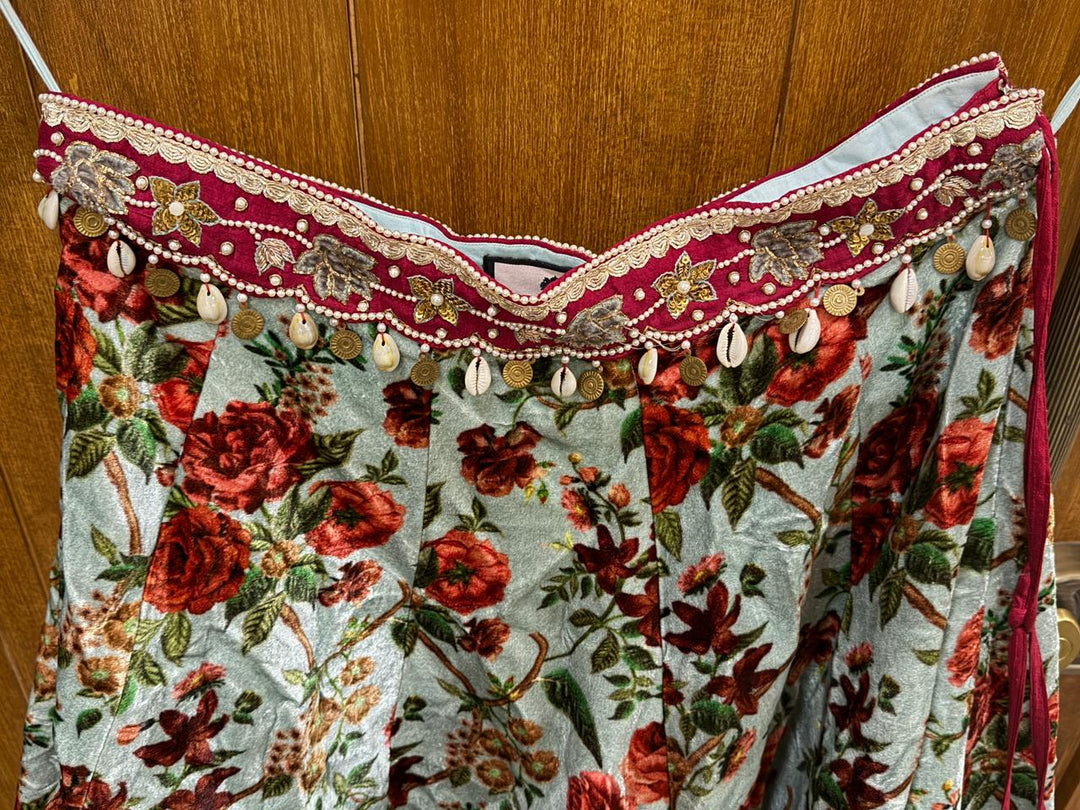 Gazal Gupta Floral Print Lehenga Set