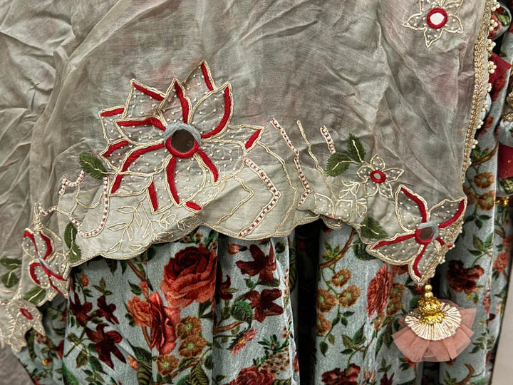 Gazal Gupta Floral Print Lehenga Set