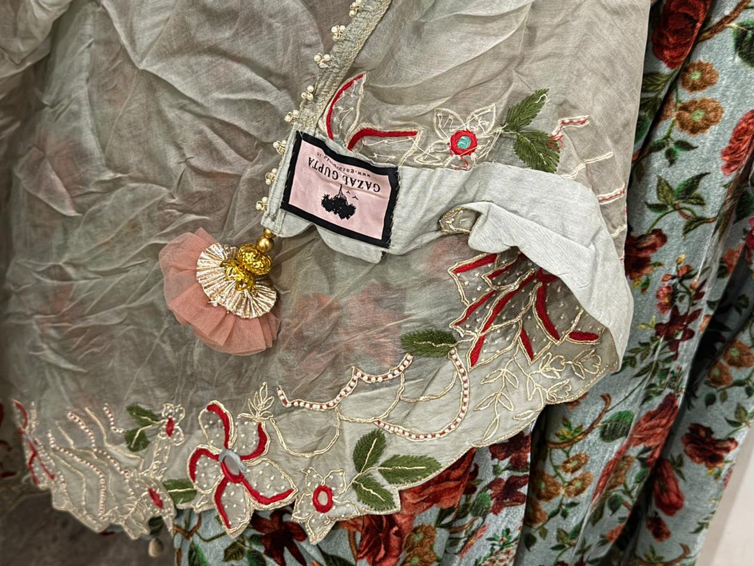 Gazal Gupta Floral Print Lehenga Set