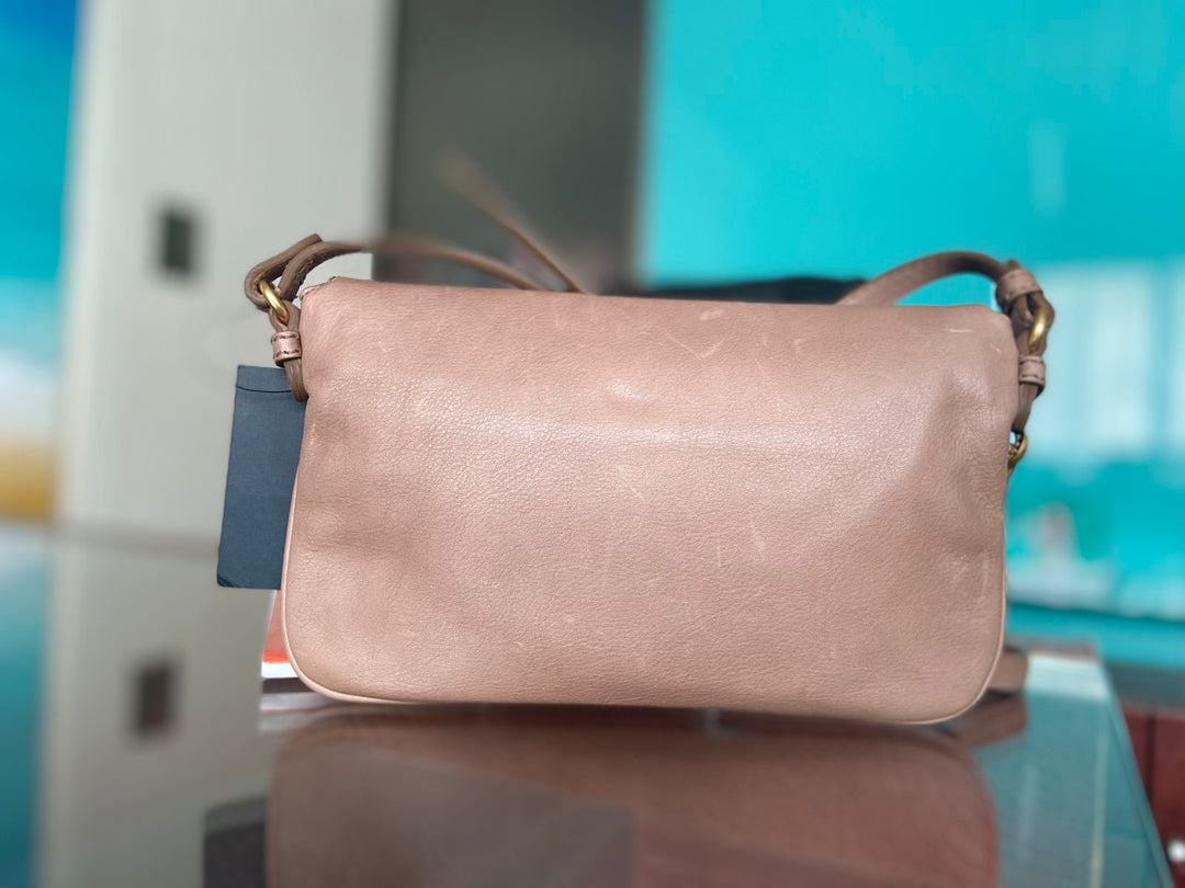 Marc by Marc Jacobs Old Rose Leather Petal to the Metal Crossbody Bag