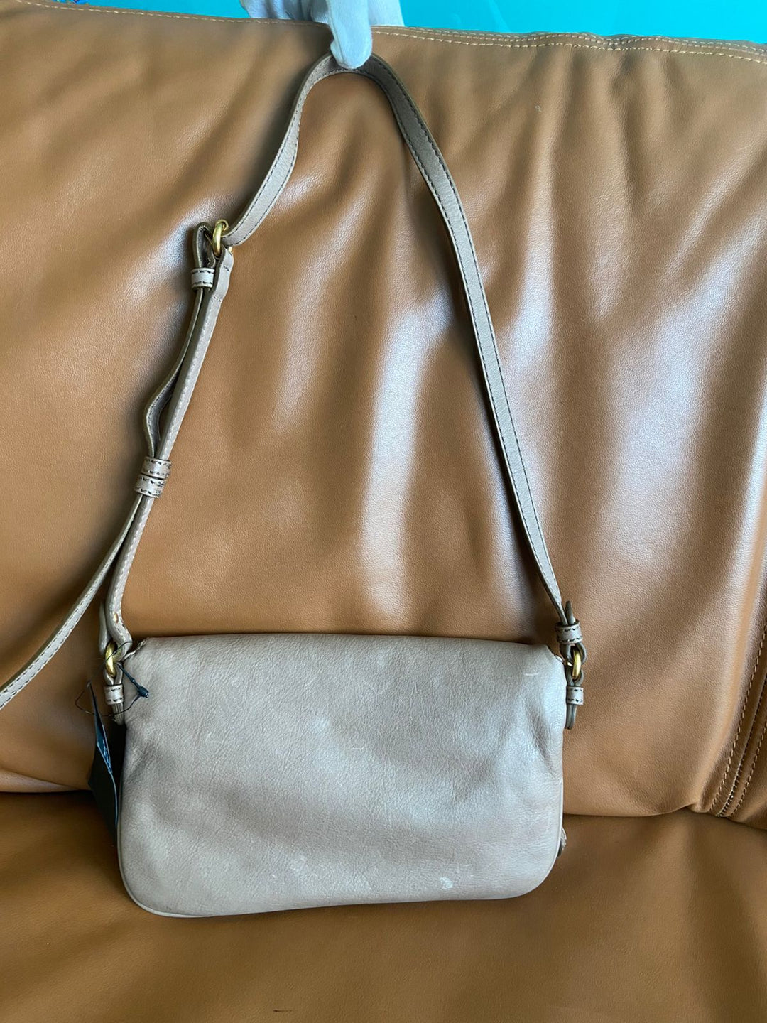 Marc by Marc Jacobs Old Rose Leather Petal to the Metal Crossbody Bag