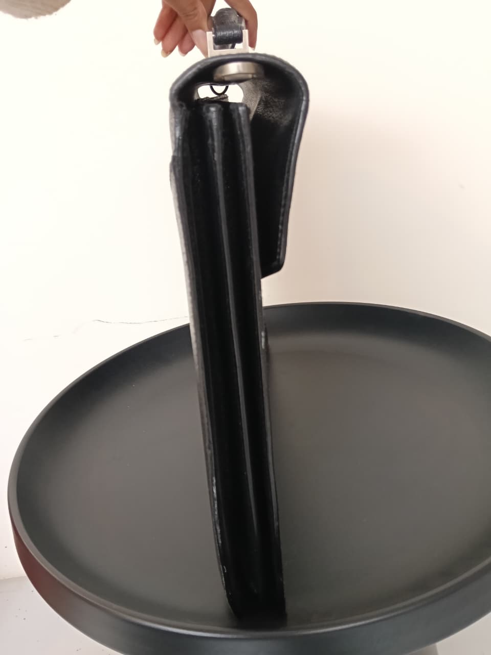 Salvatore Ferragamo Black Leather Briefcase