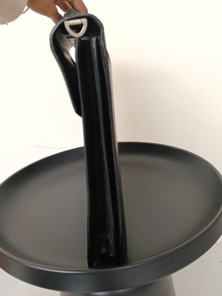 Salvatore Ferragamo Black Leather Briefcase