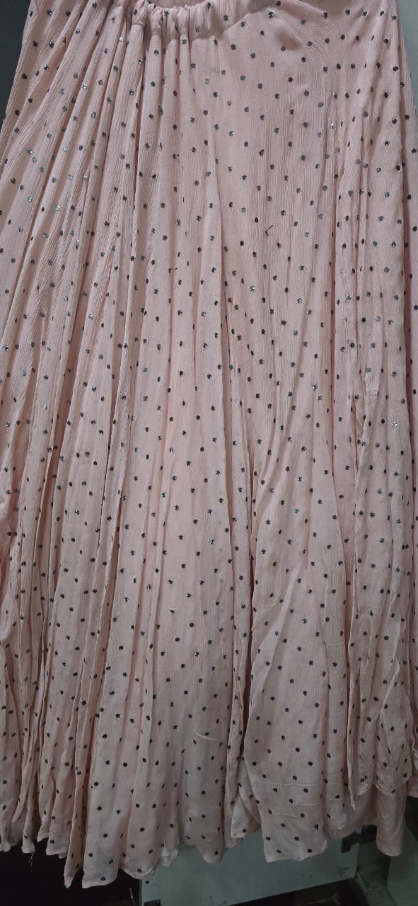 Dolly J Blush Pink Embellished Lehenga Set