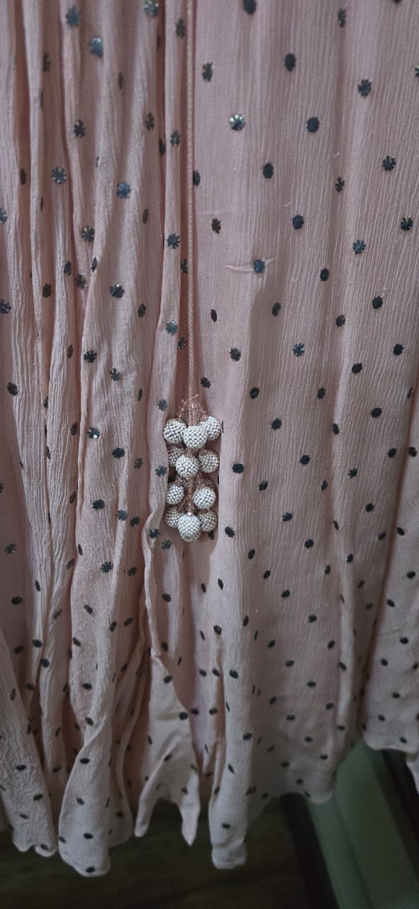 Dolly J Blush Pink Embellished Lehenga Set