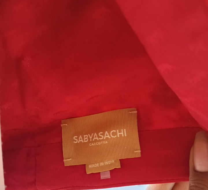 Sabyasachi Red Bridal Lehenga Set