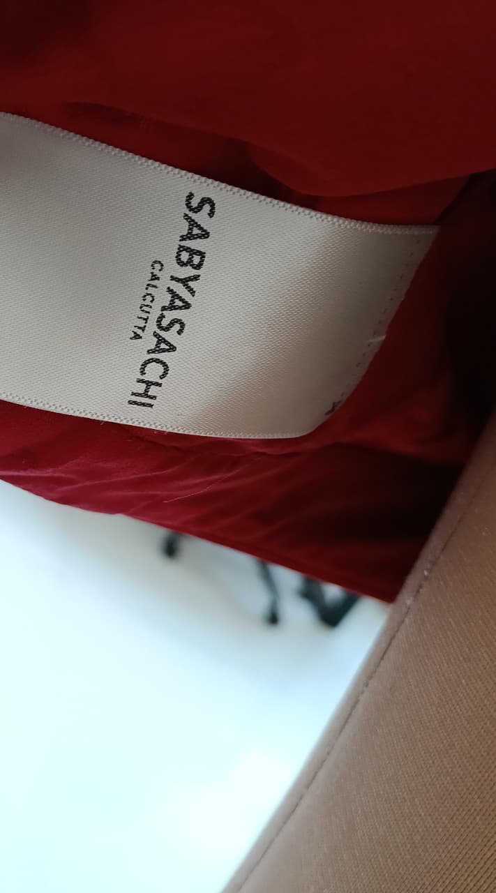 Sabyasachi Red Bridal Lehenga Set