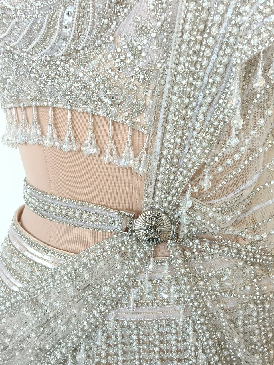 Falguni Shane Peacock Hand-Embellished Lehenga