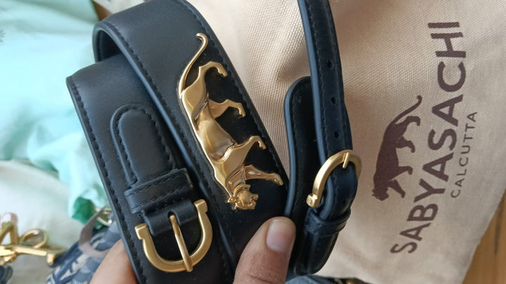 Sabyasachi Royal Bengal Tiger Leather Belt Size 34 – Kuro