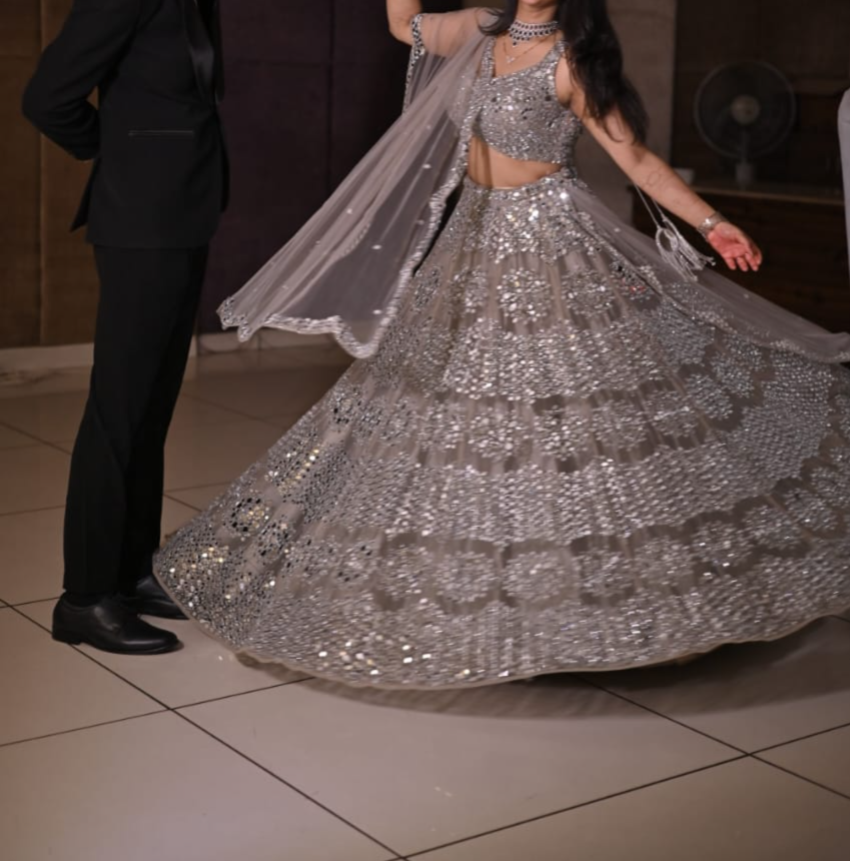 Surabhi Chopra Sequin Embellished Lehenga Set
