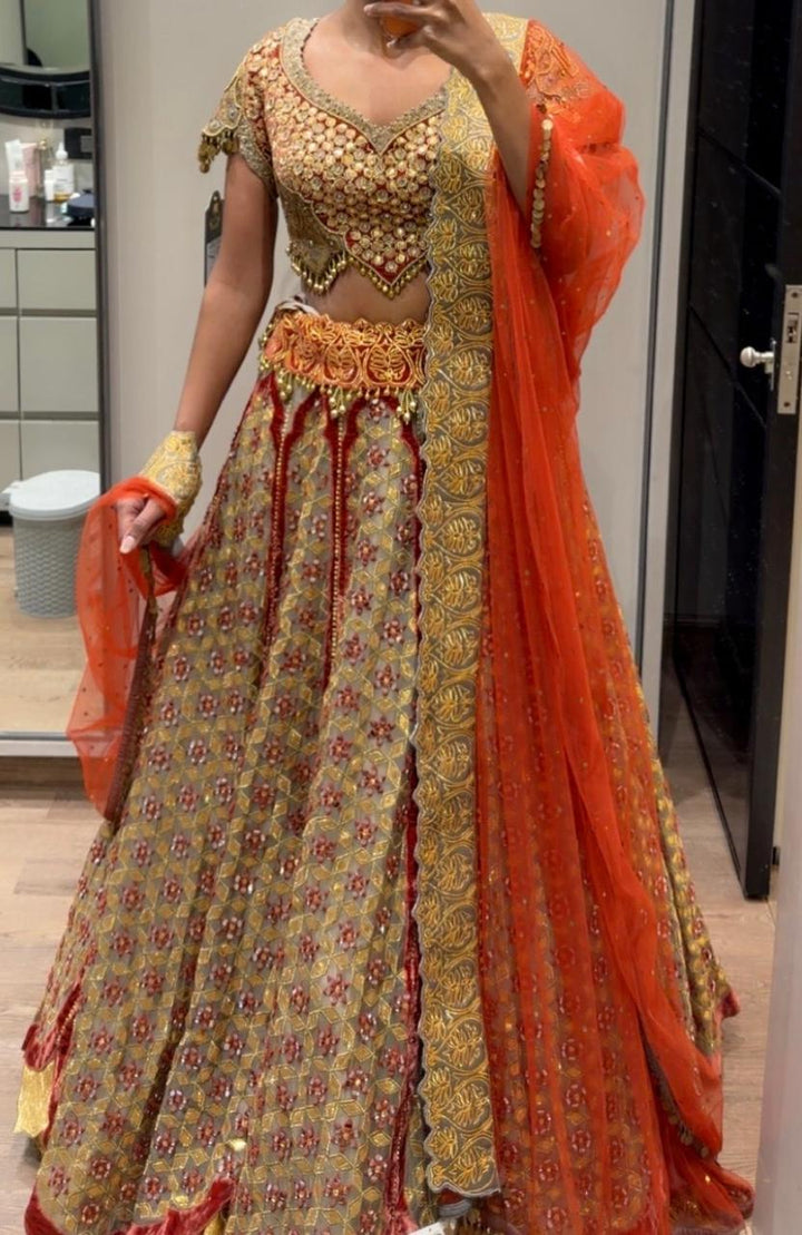 Gazal Gupta Embroidered Bridal Lehenga Set