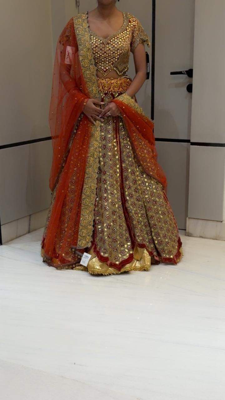 Gazal Gupta Embroidered Bridal Lehenga Set