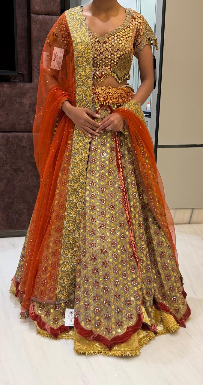 Gazal Gupta Embroidered Bridal Lehenga Set