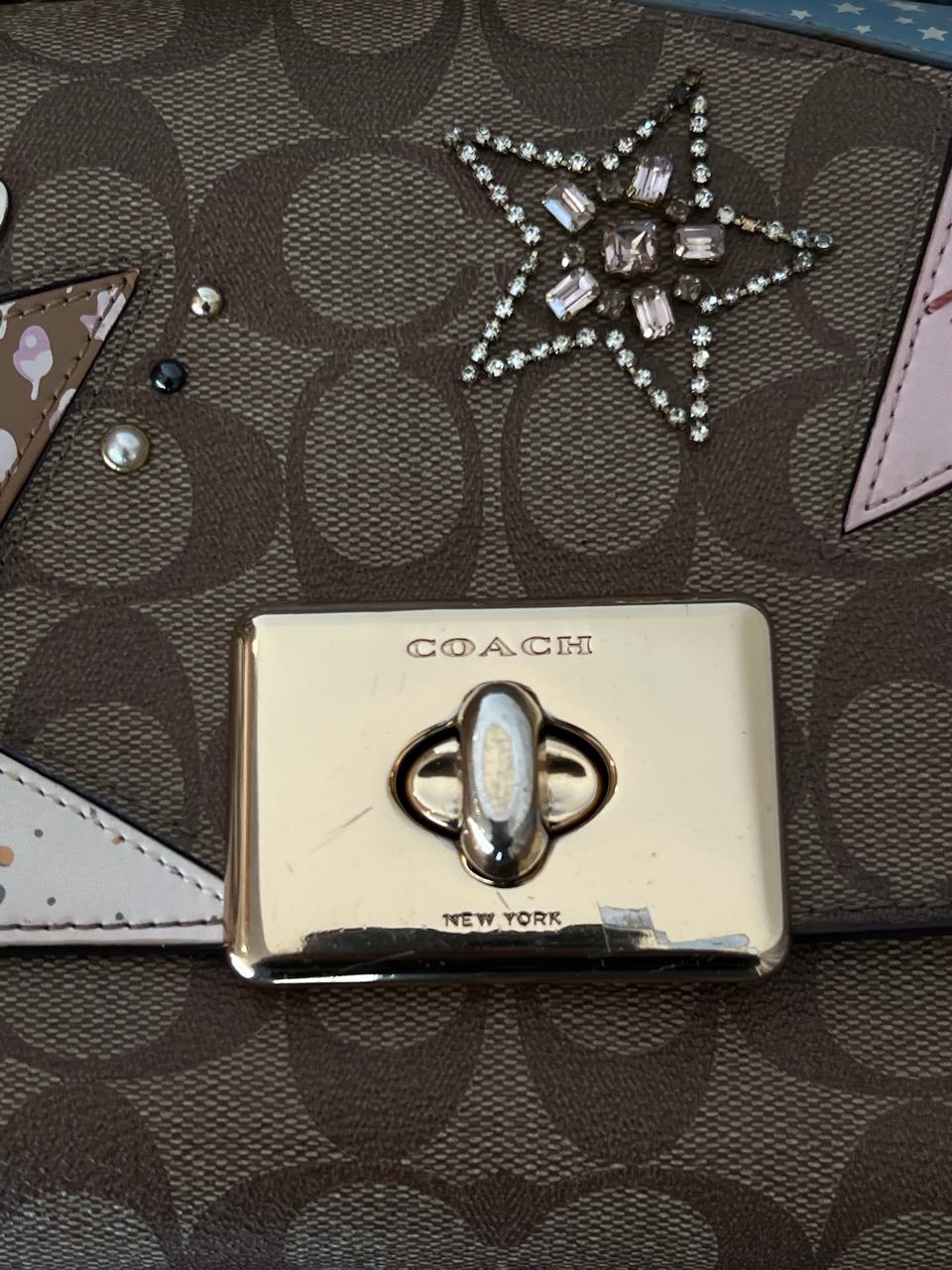 Coach Cassidy Embellished Shoulder Bag