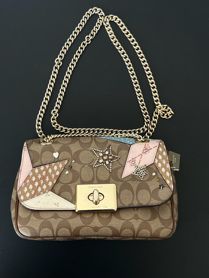 Coach Cassidy Embellished Shoulder Bag