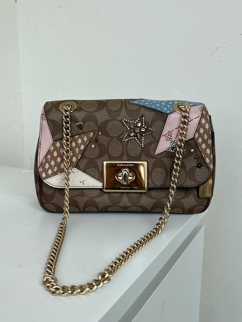 Coach Cassidy Embellished Shoulder Bag