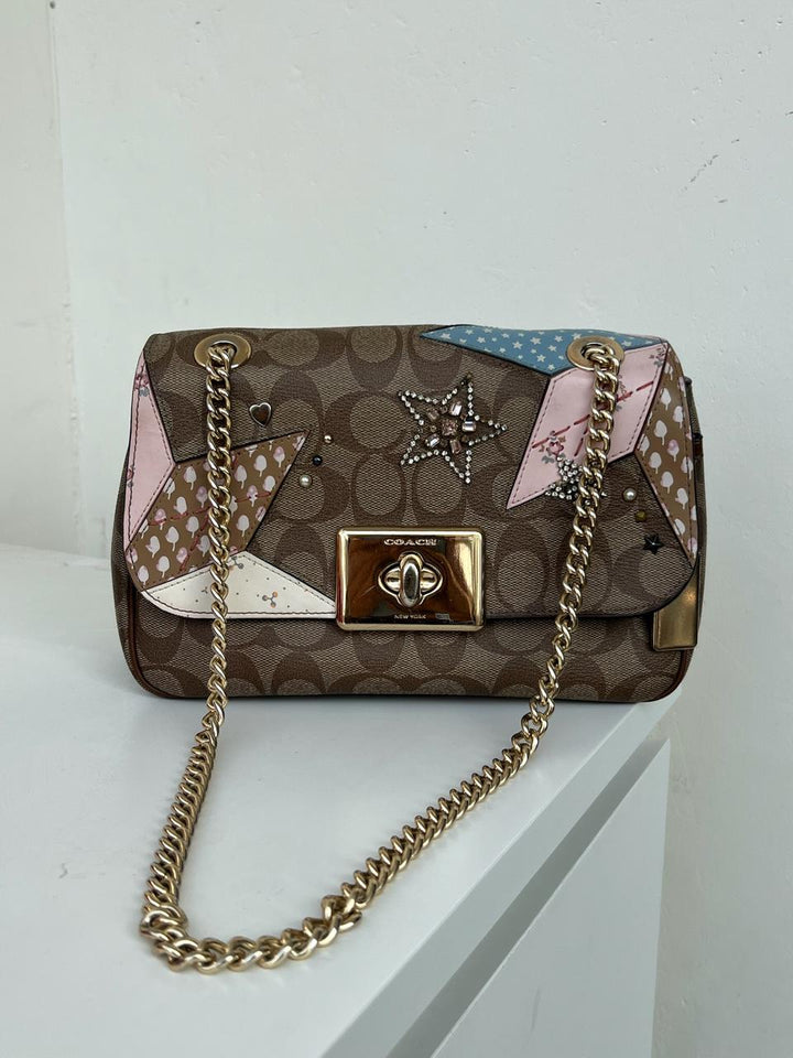 Coach Cassidy Embellished Shoulder Bag