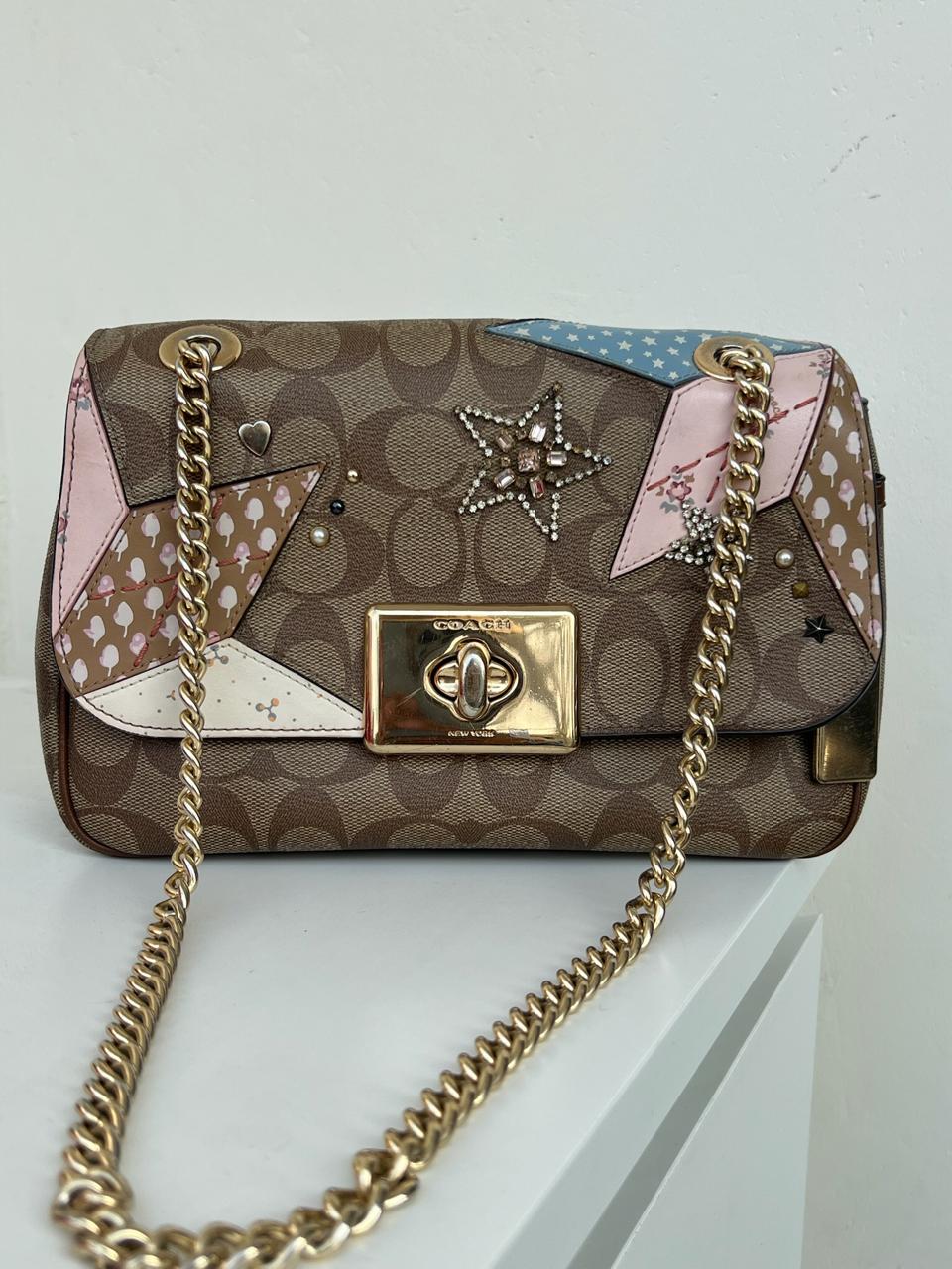 Coach Cassidy Embellished Shoulder Bag